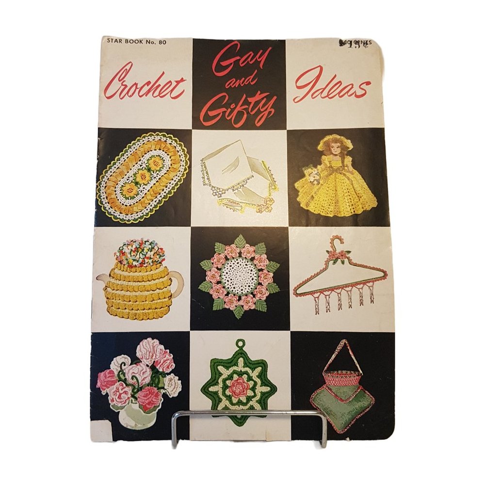 Vintage 1950s AMERICAN THREAD COMPANY Gifty Crochet Ideas Star Book No. 80